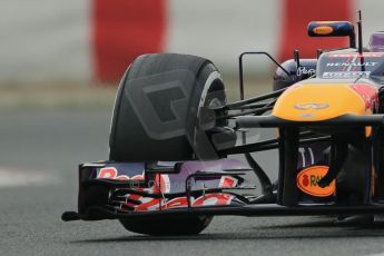 World © Octane Photographic Ltd. Formula 1 Winter testing, Barcelona – Circuit de Catalunya, 21st February 2013. Infiniti Red Bull Racing RB9, Mark Webber. Digital Ref: 0578lw1d3877crop