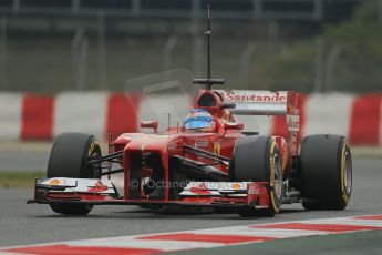 World © Octane Photographic Ltd. Formula 1 Winter testing, Barcelona – Circuit de Catalunya, 21st February 2013. Ferrari F138 - Fernando Alonso. Digital Ref: 0578lw1d3926