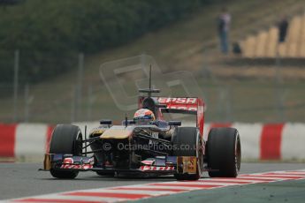 World © Octane Photographic Ltd. Formula 1 Winter testing, Barcelona – Circuit de Catalunya, 21st February 2013. Toro Rosso STR8, Jean-Eric Vergne. Digital Ref: 0578lw1d3935