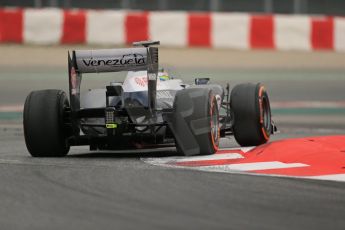 World © Octane Photographic Ltd. Formula 1 Winter testing, Barcelona – Circuit de Catalunya, 21st February 2013, morning sessions. Williams FW35, Pastor Maldonado. Digital Ref: 0578lw1d3989