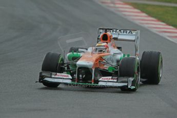 World © Octane Photographic Ltd. Formula 1 Winter testing, Barcelona – Circuit de Catalunya, 22nd February 2013,. Sahara Force India VJM06 – Jules Bianchi. Digital Ref: 0579cb1d4347