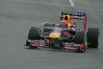 World © Octane Photographic Ltd. Formula 1 Winter testing, Barcelona – Circuit de Catalunya, 22nd February 2013. Infiniti Red Bull Racing RB9, Mark Webber. Digital Ref: 0579cb1d4413