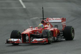 World © Octane Photographic Ltd. Formula 1 Winter testing, Barcelona – Circuit de Catalunya, 22nd February 2013. Ferrari F138 – Felipe Massa. Digital Ref: 0579cb1d4431