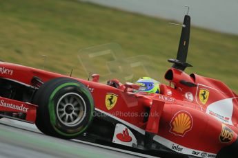 World © Octane Photographic Ltd. Formula 1 Winter testing, Barcelona – Circuit de Catalunya, 22nd February 2013. Ferrari F138 – Felipe Massa. Digital Ref: 0579cb1d4436