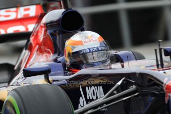 World © Octane Photographic Ltd. Formula 1 Winter testing, Barcelona – Circuit de Catalunya, 22nd February 2013. Toro Rosso STR8, Jean-Eric Vergne. Digital Ref: 0579cb7d9285