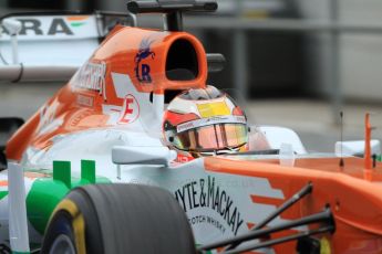 World © Octane Photographic Ltd. Formula 1 Winter testing, Barcelona – Circuit de Catalunya, 22nd February 2013,. Sahara Force India VJM06 – Jules Bianchi. Digital Ref: 0579cb7d9295