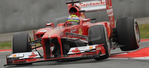 World © Octane Photographic Ltd. Formula 1 Winter testing, Barcelona – Circuit de Catalunya, 22nd February 2013. Ferrari F138 – Felipe Massa. Digital Ref: 0579cb7d9416