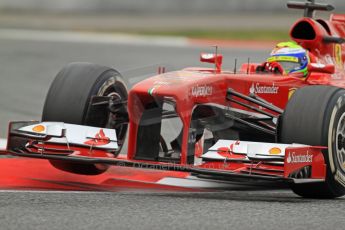 World © Octane Photographic Ltd. Formula 1 Winter testing, Barcelona – Circuit de Catalunya, 22nd February 2013. Ferrari F138 – Felipe Massa. Digital Ref: 0579cb7d9427