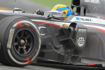 World © Octane Photographic Ltd. Formula 1 Winter testing, Barcelona – Circuit de Catalunya, 22nd February 2013. Sauber C32, Esteban Gutierrez. Digital Ref: 0579cb7d9462