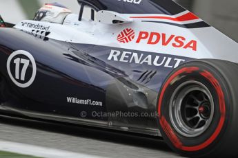 World © Octane Photographic Ltd. Formula 1 Winter testing, Barcelona – Circuit de Catalunya, 22nd February 2013, morning sessions. Williams FW35, Valterri Bottas. Digital Ref: 0579cb7d9476
