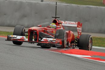 World © Octane Photographic Ltd. Formula 1 Winter testing, Barcelona – Circuit de Catalunya, 22nd February 2013. Ferrari F138 – Felipe Massa. Digital Ref: 0579cb7d9506