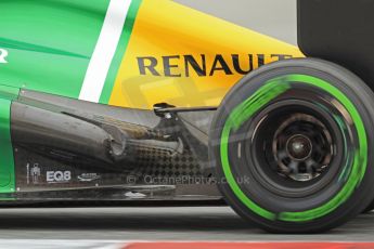 World © Octane Photographic Ltd. Formula 1 Winter testing, Barcelona – Circuit de Catalunya, 22nd February 2013. Caterham CT03, Giedo van de Garde. Digital Ref: 0579cb7d9527