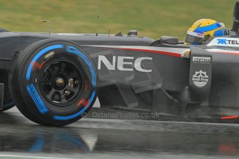 World © Octane Photographic Ltd. Formula 1 Winter testing, Barcelona – Circuit de Catalunya, 22nd February 2013. Sauber C32, Esteban Gutierrez. Digital Ref: 0579cb7d9651