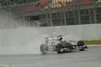 World © Octane Photographic Ltd. Formula 1 Winter testing, Barcelona – Circuit de Catalunya, 22nd February 2013. Sauber C32, Esteban Gutierrez. Digital Ref: 0579cb7d9699
