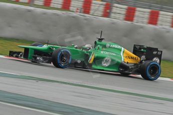 World © Octane Photographic Ltd. Formula 1 Winter testing, Barcelona – Circuit de Catalunya, 22nd February 2013. Caterham CT03, Giedo van de Garde. Digital Ref: 0579cb7d9970