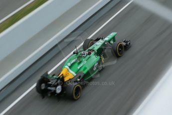 World © Octane Photographic Ltd. Formula 1 Winter testing, Barcelona – Circuit de Catalunya, 22nd February 2013. Caterham CT03, Giedo van de Garde.. Digital Ref: 0579cb7d9277