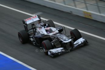 World © Octane Photographic Ltd. Formula 1 Winter testing, Barcelona – Circuit de Catalunya, 22nd February 2013, morning sessions. Williams FW35, Valterri Bottas.. Digital Ref: 0579lw1d4035