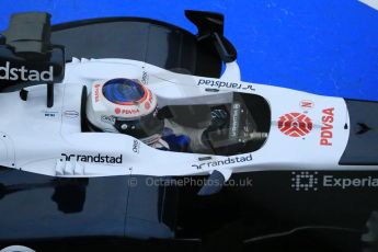 World © Octane Photographic Ltd. Formula 1 Winter testing, Barcelona – Circuit de Catalunya, 22nd February 2013, morning sessions. Williams FW35, Valterri Bottas. Digital Ref: 0579lw1d4068