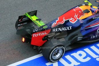 World © Octane Photographic Ltd. Formula 1 Winter testing, Barcelona – Circuit de Catalunya, 22nd February 2013. Infiniti Red Bull Racing RB9, Mark Webber. Digital Ref: 0579lw1d4087