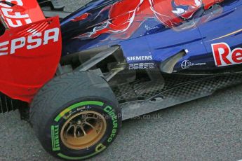 World © Octane Photographic Ltd. Formula 1 Winter testing, Barcelona – Circuit de Catalunya, 22nd February 2013. Toro Rosso STR8, Jean-Eric Vergne. Digital Ref: 0579lw1d4106