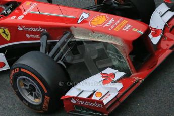 World © Octane Photographic Ltd. Formula 1 Winter testing, Barcelona – Circuit de Catalunya, 22nd February 2013. Ferrari F138 – Felipe Massa. Digital Ref: 0579lw1d4117