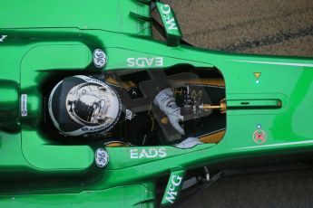 World © Octane Photographic Ltd. Formula 1 Winter testing, Barcelona – Circuit de Catalunya, 22nd February 2013. Caterham CT03, Giedo van de Garde. Digital Ref: 0579lw1d4301