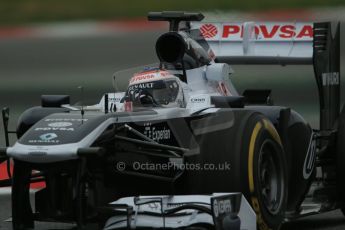World © Octane Photographic Ltd. Formula 1 Winter testing, Barcelona – Circuit de Catalunya, 22nd February 2013, morning sessions. Williams FW35, Valterri Bottas. Digital Ref: 0579lw1d4885