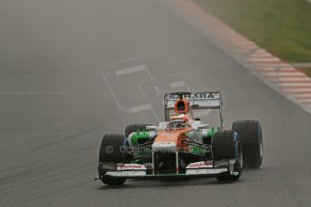 World © Octane Photographic Ltd. Formula 1 Winter testing, Barcelona – Circuit de Catalunya, 22nd February 2013,. Sahara Force India VJM06 – Jules Bianchi. Digital Ref: 0579lw1d5282