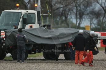 World © Octane Photographic Ltd. Formula 1 Winter testing, Barcelona – Circuit de Catalunya, 22nd February 2013. Sauber C32, Esteban Gutierrez. Digital Ref: 0579lw1d5331