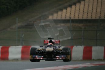 World © Octane Photographic Ltd. Formula 1 Winter testing, Barcelona – Circuit de Catalunya, 22nd February 2013. Toro Rosso STR8, Jean-Eric Vergne. Digital Ref: 0579lw1d5387