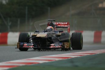 World © Octane Photographic Ltd. Formula 1 Winter testing, Barcelona – Circuit de Catalunya, 22nd February 2013. Toro Rosso STR8, Jean-Eric Vergne. Digital Ref: 0579lw1d5410