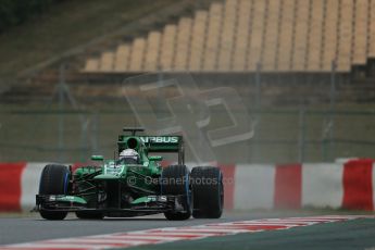 World © Octane Photographic Ltd. Formula 1 Winter testing, Barcelona – Circuit de Catalunya, 22nd February 2013. Caterham CT03, Giedo van de Garde. Digital Ref: 0579lw1d5455