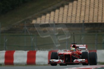 World © Octane Photographic Ltd. Formula 1 Winter testing, Barcelona – Circuit de Catalunya, 22nd February 2013. Ferrari F138 – Felipe Massa. Digital Ref: 0579lw1d5468