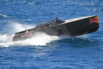 World © Octane Photographic Ltd. F1 Monaco GP, Monte Carlo - Saturday 25th May - Practice 3. Infiniti Red Bull Racing shuttle speed boat. Digital Ref : 0707cb7d2193