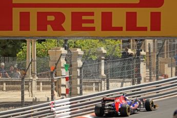 World © Octane Photographic Ltd. F1 Monaco GP, Monte Carlo - Saturday 25th May - Practice 3. Scuderia Toro Rosso STR8 - Jean-Eric Vergne. Digital Ref : 0707cb7d2266