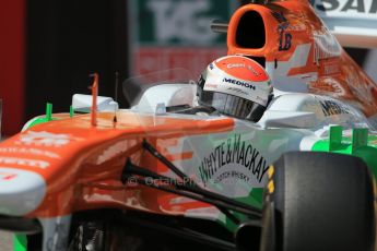 World © Octane Photographic Ltd. F1 Monaco GP, Monte Carlo - Saturday 25th May - Practice 3. Sahara Force India VJM06 - Adrian Sutil. Digital Ref : 0707lw1d9584