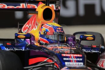 World © Octane Photographic Ltd. F1 Monaco GP, Monte Carlo - Saturday 25th May - Practice 3. Infiniti Red Bull Racing RB9 - Mark Webber. Digital Ref : 0707lw1d9623
