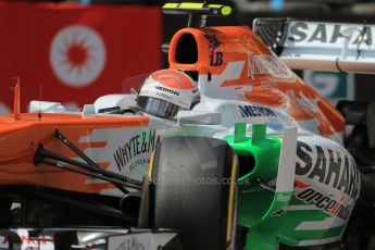 World © Octane Photographic Ltd. F1 Monaco GP, Monte Carlo - Saturday 25th May - Practice 3. Sahara Force India VJM06 - Adrian Sutil. Digital Ref : 0707lw1d9637