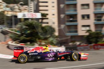 World © Octane Photographic Ltd. F1 Monaco GP, Monte Carlo - Saturday 25th May - Practice 3. Infiniti Red Bull Racing RB9 - Mark Webber. Digital Ref : 0707lw7d8239