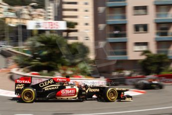 World © Octane Photographic Ltd. F1 Monaco GP, Monte Carlo - Saturday 25th May - Practice 3. Lotus F1 Team E21 - Kimi Raikkonen. Digital Ref : 0707lw7d8246