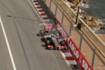 World © Octane Photographic Ltd. F1 Monaco GP, Monte Carlo - Saturday 25th May - Practice 3. Vodafone McLaren Mercedes MP4/28 - Jenson Button. Digital Ref : 0707lw7d8433