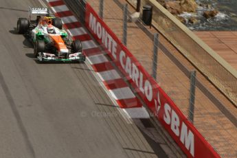 World © Octane Photographic Ltd. F1 Monaco GP, Monte Carlo - Saturday 25th May - Practice 3. Sahara Force India VJM06 - Adrian Sutil. Digital Ref : 0707lw7d8490