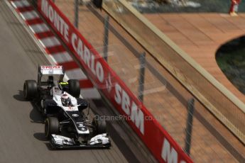 World © Octane Photographic Ltd. F1 Monaco GP, Monte Carlo - Saturday 25th May - Practice 3. Williams FW35 - Valtteri Bottas. Digital Ref : 0707lw7d8495