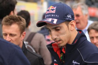 World © Octane Photographic Ltd. Monaco F1 Post Qualifying - Monte Carlo. Sebastien Buemi - Infiniti Red Bull Racing reserve driver. Digital Ref : 0708cb7d2538