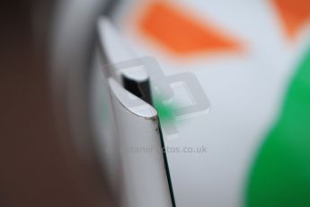 World © Octane Photographic Ltd. Monaco F1 Post Qualifying pitlane - Monte Carlo. Sahara Force India VJM06 turning vanes. Digital Ref : 0708cb7d2566
