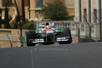 World © Octane Photographic Ltd. F1 Monaco GP, Monte Carlo - Saturday 25th May - Qualifying. Sahara Force India VJM06 - Adrian Sutil. Digital Ref : 0708lw1d0001