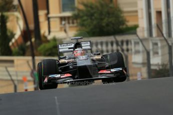 World © Octane Photographic Ltd. F1 Monaco GP, Monte Carlo - Saturday 25th May - Qualifying. Sauber C32 - Nico Hulkenberg. Digital Ref : 0708lw1d0070