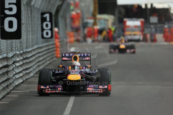 World © Octane Photographic Ltd. F1 Monaco GP, Monte Carlo - Saturday 25th May - Qualifying. Infiniti Red Bull Racing RB9 - Sebastian Vettel. Digital Ref : 0708lw1d0097