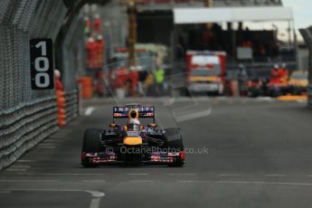 World © Octane Photographic Ltd. F1 Monaco GP, Monte Carlo - Saturday 25th May - Qualifying. Infiniti Red Bull Racing RB9 - Sebastian Vettel. Digital Ref : 0708lw1d0154