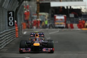 World © Octane Photographic Ltd. F1 Monaco GP, Monte Carlo - Saturday 25th May - Qualifying. Infiniti Red Bull Racing RB9 - Mark Webber. Digital Ref : 0708lw1d0164